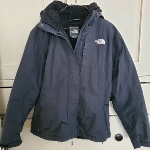 Women's black The North Face winter jacket